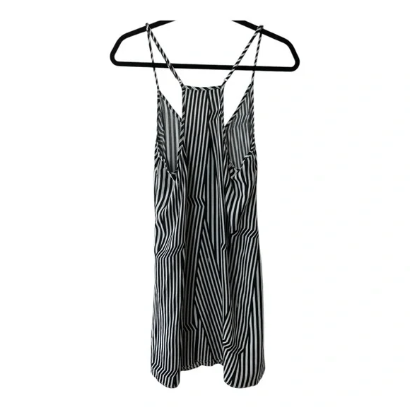 Obey No 89 Black & White Striped Dress Sz M - Picture 4 of 9